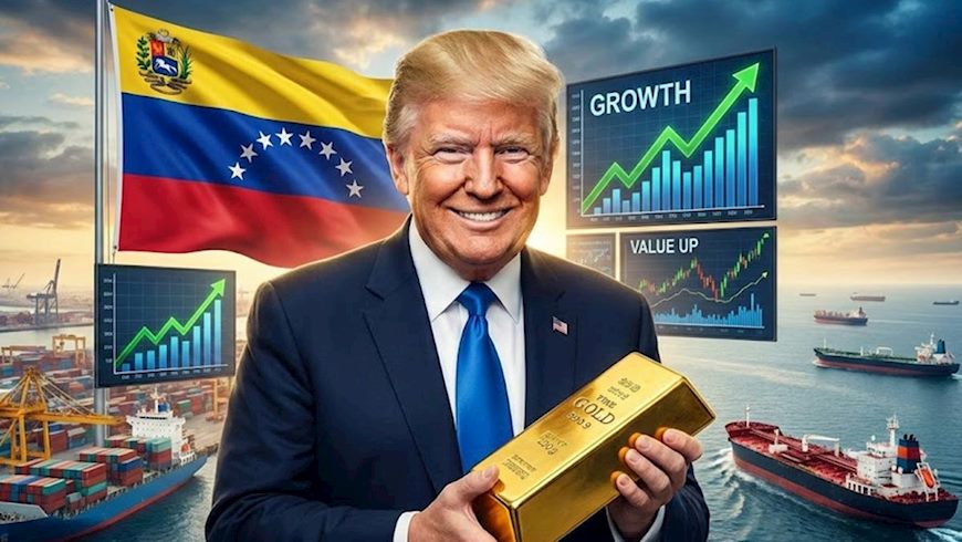 דונלד טראמפ והמצור על ונצואלה-אילוסטרציה AI