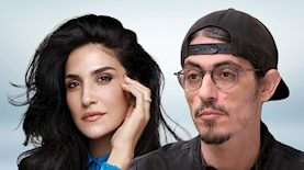 קותי סבג ומגי אזרזר, צילום: יוטיוב/ כאן 11, ויקיפדיה/ טל עבודי