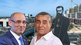 יגאל דמרי, אמיר ירון, צילום: דוברות עיריית הרצליה, עוזי אברהם, פלאש 90/ חיים גולדברג