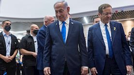 נתניהו והרצוג, צילום: פלאש 90