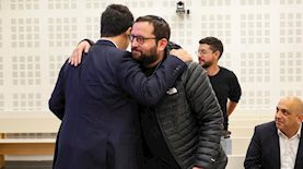 יונתן אוריך עם עמית חדד, צילום: יונתן שאול, פלאש 90