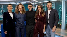 המנחים של הגרלת הלוטו, צילום: מפעל הפיס