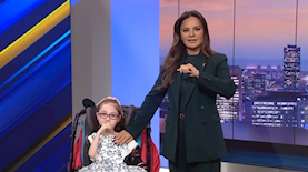 אופירה אסייג בקמפיין להעלאת המודעות לתסמונת רט, צילום: מסך