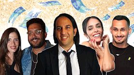 ארז איסקוב, אורטל עמר, אליקו, מאור זגורי וחן אמסלם, צילום: מיכה לובטון, אינסטגרם/ ortal_amar, פייסבוק/ אליקו, רפי דלויה