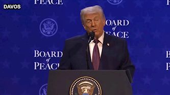 טראמפ בדאבוס, צילום: יוטיוב/ CNBC-TV18