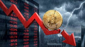 הביטקוין יורד-אילוסטרציה AI