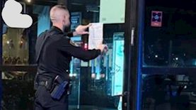 צו סגירה למסעדה, צילום: דוברות משטרת ישראל