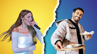 מודי ספורי ,נסרין קדרי, צילום: Yonatan Sindel, travel_with_modi