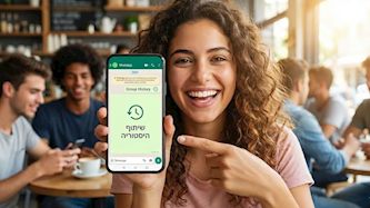 ווצאפ, צילום: אילוסטרציית בינה מלאכותית