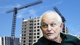 חיים כץ עם אתר בנייה, צילום: ויקיפדיה, פלאש 90/ חיים גולדברג