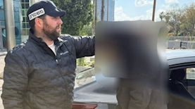 תמונה ממעצרו, צילום: דוברות המשטרה