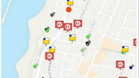 מיקומי המקלטים הציבוריים בישראל במוביט, צילום: Moovit