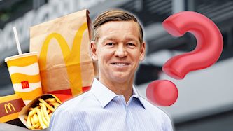 מנכל מקדונלדס טועם את האוכל, צילום: ויקיפדיה, shutterstock