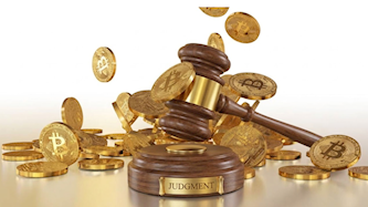 קריפטו בית משפט, צילום: שאטרסטוק אילוסטרציית בינה מלאכותית