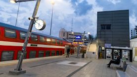 תחנת רכבת, צילום: יוסי אלוני/פלאש 90