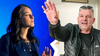 רמי בן יהודה, לוסי האריש, צילום: Avshalom Sassoni/Flash90, Moshe Shai/FLASH90