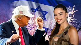 נועה קירל ודונלד טראמפ, צילום: shutterstock, Eclipse media