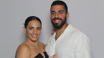 לינוי אשרם ובן זוגה עומר רויטמן