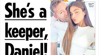 קירל ופרץ בראיון להסאן, צילום: The Sun