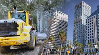 פינוי בהרצליה, צילום: רשות מקרקעי ישראל