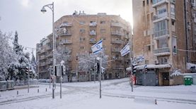 שלג בישראל, צילום: shutterstock