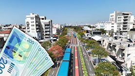 הקו הכחול בנס ציונה, צילום: הדמיה סטודיו עדי בואנו