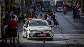 ניידת משטרה, צילום: חיים גולדברג, פלאש 90