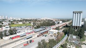 תחנת רכבת קרית גת, צילום: טל הפקות וידאו