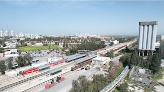 תחנת רכבת קרית גת, צילום: טל הפקות וידאו