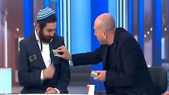 אייל ברקוביץ צבי סוכות, צילום: רשת 13 צילום מסך