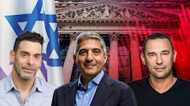 רוברט אנטוקול מנכל פלייטיקה, ג'ון קפלן מנכל פיוניר ותומר וינגרטן מנכל סנטינל, צילום: יחצ, סנטינל וואן, אתר החברה