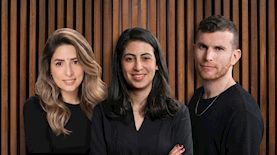 מינקובסקי עם בויקו רימון ושגיא, צילום: יחצ