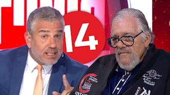 רפי גינת, ינון מגל, צילום: מסך קשת 12, מסך ערוץ 14