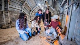 סיור בדרך עולי הרגל בעיר דוד, צילום: קובי הראתי עבור עיר דוד