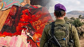 חייל גבעתי ושלטים שבורים, צילום: סעיף 27א