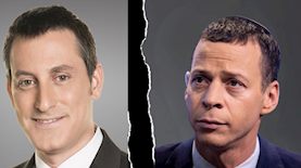 ברק רביד נגד עמית סגל, צילום: פלאש 90/ הדס פרוש, פייסבוק/ברק רביד