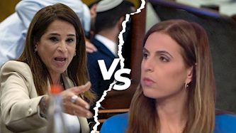 מירב בן ארי נגד דפנה ליאל, צילום: מסך קשת 12, פלאש 90/ יונתן זינדל