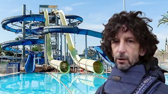 איתי אנגל בפארק ימית 2000, צילום: מסך קשת 12, פייסבוק/ ימית ספארק המים