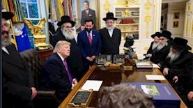 טראמפ עם רבנים, צילום: הבית הלבן
