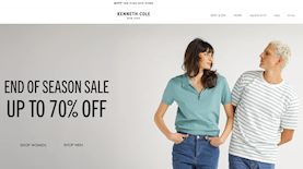 אתר Kenneth Cole, צילום: יחצ