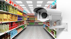 מצלמת אבטחה בסופרמרקט, צילום: shutterstock