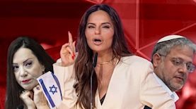 אופירה אסייג, איתמר בן גביר וטלי גוטליב, צילום: יונתן זינדל, יונתן זינדל / פלאש 90 ,מסך קשת 12