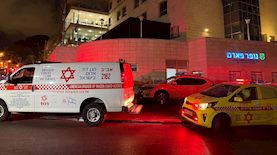 זירת השריפה בבני ברק, צילום: דוברות מגן דוד אדום