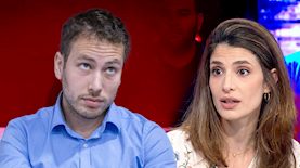 אבנר נתניהו ונוי בר, צילום: מסך ערוץ 14,חיים גולדברג/Flash90