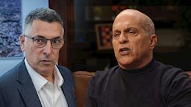 ברק סרי וגדעון סער, צילום: מסך כאן 11,חיים גולדברג/Flash90