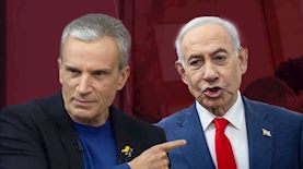 אברי גלעד ובנימין נתניהו, צילום: מסך ערוץ 12, חיים גולדברג פלאש 90