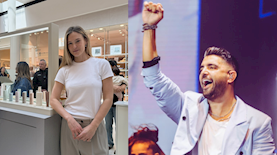 משה פרץ ובר רפאלי, צילום: פייסבוק/ משה פרץ, יחצ