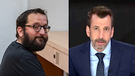גיא לרר ויונתן אוריך, צילום: צילום מסך ערוץ 13, פלאש 90 / חיים גולדברג