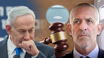רונן בר ונתניהו, צילום: פלאש 90/ חיים גולדברג