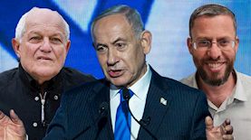 נתניהו חיים כץ ויהודה אליהו, צילום: גילי יארי, חיים גולדברג/פלאש90